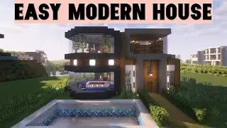 Minecraft: Easy special modern house Tutorial
