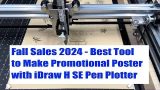 Fall Sales 2024 - Best Tool to Make Promotional Poster with iDraw H SE Pen Plotter