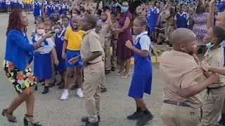 I was bombrushed at Angels Primary School. Reigniting the Village. School Tour. Speaker Focus.