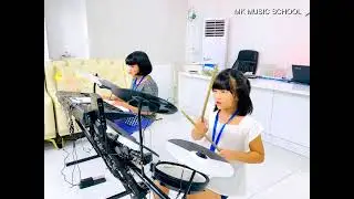 သီတင်းကျွတ်ညလေးတစ်ည | Piano & Drum Cover by Nang On Li Mong, Naunt Naunt