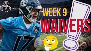 Waiver Wire MUST ADD Players Week 9 Fantasy Football