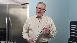 Ремонт холодильника Frigidaire &mdash; как заменить вешалку для корзины (Frigidaire № 240343002)