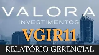 VGIR11 RELAT&Oacute;RIO GERENCIAL - NOVEMBRO DE 2021