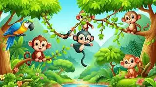 Five Little Monkeys Swinging in a Tree