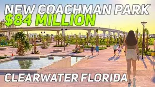 $84 million New Coachman Park. Clearwater Florida 4K HDR Walking Tour