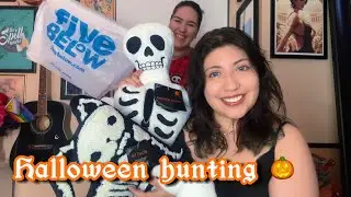 Halloween Decor Shopping Haul ♡ Dollar store + Five Below ♡ lesbian couple vlog
