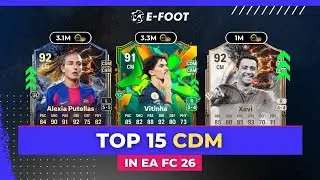 Top 15 CDM In EA FC 25!🔥