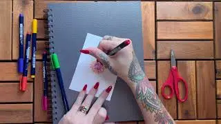 Therapeutic Art Activity: Abstract Affirmations Diary (regulate anxiety and combat self criticism)
