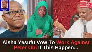Aisha Yesufu  Vow To Work Against Her Principal Peter Obi If This Happen...