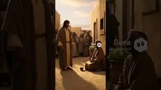 Jesus Heals the Blind Man &ndash; A Miraculous Touch #jesus #viral #shorts