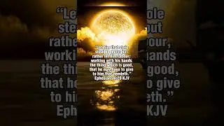 Working hard, giving generously. #bible #verseoftheday #biblestudy #trust #faith #love #fyp
