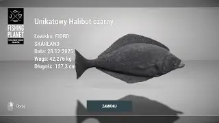Fishing Planet Unique Greenland Halibut - SKARLAND FJORD NORWAY | Unikatowy Halibut czarny