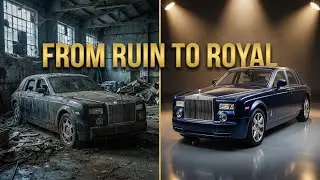 ASMR Rolls-Royce Phantom Restoration — From Ruin to Royal Perfection
