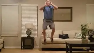 Vertical jump knee tuck