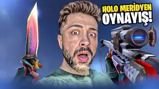 FIRST TROUBLE with the NEW HOLO MERIDIAN set! (Holo Meridian Valorant new vandal new operator gam...