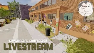 House Flipper 2 - Commercial Conversion (custom job) LIVESTREAM 💗 no commentary