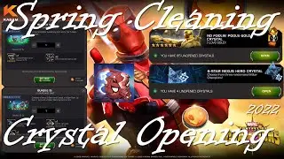 MCOC Deadpool Spring Cleaning 2022 - 6 star Nexus, Nexus Cavs and Goldpool Crystal Opening