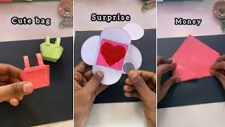 4 Esay craft ideas / miniature craft / paper craft / how to make /DIY/ school project 