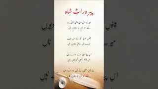 Waris Shah | Sad 💔 Alone Poetry Punjabi Shayari #shorts #shorts #poetry #peerwarisshahkalam #status