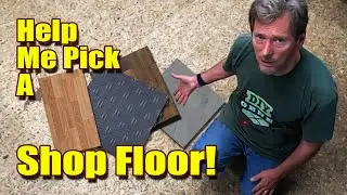 Which Shop Flooring Should I Install? YOU Decide!