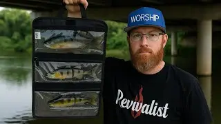 In 4K  Bait Bag ! At Swimbait City Stealth Fishing Under Buildings DaVinci, S-Waver, Illude Southpaw