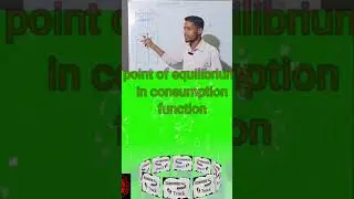 point of equilibrium in consumption function 🔥#equilibrium #consumerbehavior #consumptionfunction 🔥🔥
