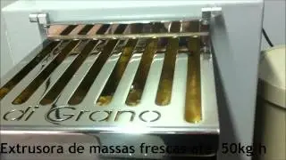 Extrusora de massas frescas, macarrão, lasanha, espaguete, talharim