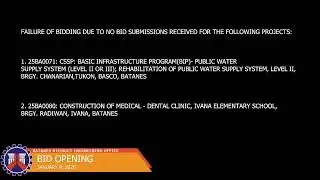 DPWH Batanes DEO Procurement Livestream