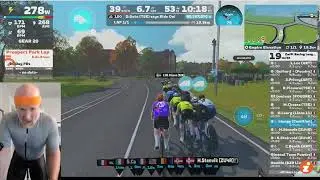 Zwift Racing League Scratch Race on Empire Elevation