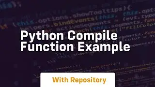 python compile function example