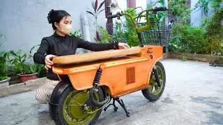 Making a Wooden Electric Car by Hand A Creative and Functional Woodworking Project