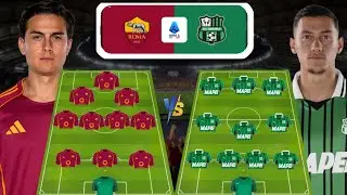 AS ROMA VS SASSUOLO HEAD TO HEAD PREDICTED LINEUPS 🔥 ITALY SERIE A 2025/2026 LIVE TODAY