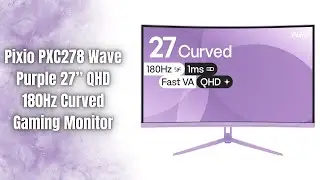 Pixio PXC278 Wave Purple Review | 27&rdquo; QHD 180Hz Curved Gaming Monitor Beast!