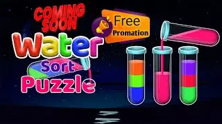 🛑Water Sort Puzzle ,free promation || gaming , promation||  water sort puzzle game's live streaming