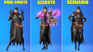Fortnite REBIRTH RAVEN Skin With Best Dances & Emotes!