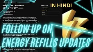Follow Up on Energy Refills Changes and Recent Updates | MCOC | Marvel Contest of Champions