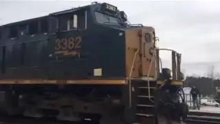 CSX Q409-16 with CW44AH Trailing