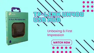 TP-Link UH400 USB Hub - Unboxing and First Impression | Techie Sourav
