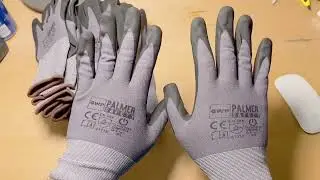 ATERET Safety Work Gloves, 12 Pairs Microfoam Nylon Nitrile Coated Seamless Knit Gloves Review, grea