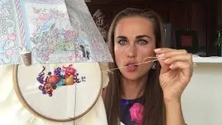 115. Вышивка Крестом. Сэмплер Вдохновение Готовая работа+ Начало новой Работы Elegant Tapestry от Д