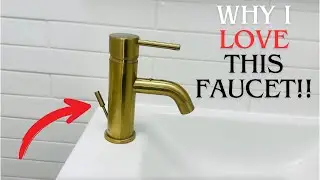 Brushed Gold Bathroom Faucet Review