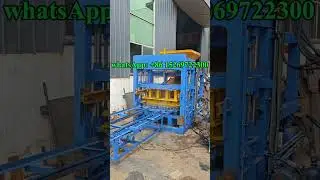 Automatic concrete bricks hydraulic solid hollow block making machine in Ghana #buildingmaterials