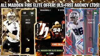 NEW ALL MADDEN FIRE ELITE SPECIAL OFFER! ULTIMATE LEGENDS AND FREE AGENCY LTDS! | MADDEN 23