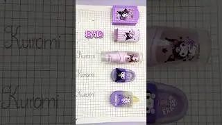 🖤 KUROMI Eraser Test &ndash; Is It the CLEANEST Eraser Ever?! 🧹✨#kuromi #sanrio #kawaii #eraser