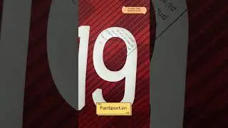 7952 | &Aacute;o đấu b&oacute;ng đ&aacute; Quang Hải 19 Việt Nam 2019 home đỏ shirt jersey Vietnam Grand Sport 38-923