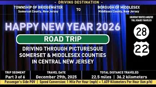 12/29/2025 &bull; Part 3 of 6 | Driving from Bridgewater Township to Middlesex Borough, New Jersey USA