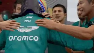 F.Alonso GP Belgica Aston Martin Aramco Onboard