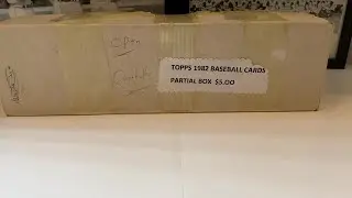 1982 Topps Baseball Mystery Box - Antique Mall Find!