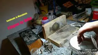 Soldering silver filigree elements