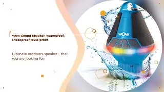 Sound Speaker - Watersports Wow - Waterproof - Bluetooth, Shockproof, Floating Speaker